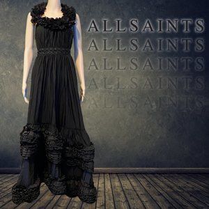 !RARE & STUNNING! All Saints Allegra Maxi Dress